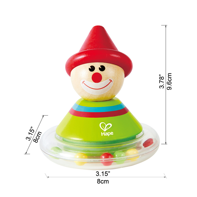 हेप रोली-पॉली राल्फ | रंगीन wobble और बच्चों के लिए जोकर बैलेंस खिलौना खेलते हैं