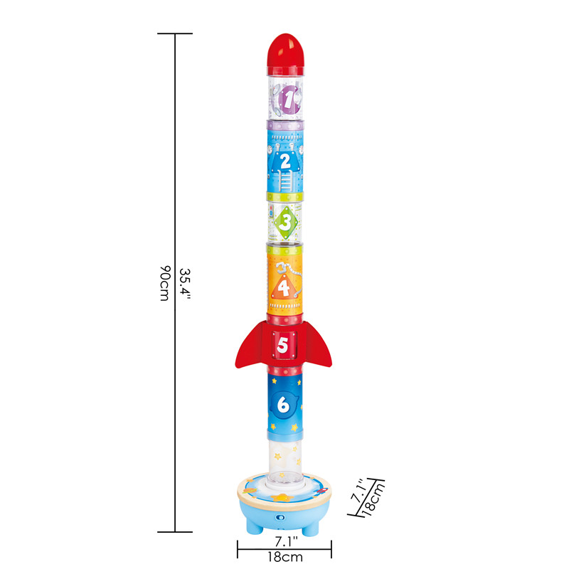 हेप रॉकेट बॉल एयर स्टेकर | खिलौना एयर पावर्ड बॉल लॉन्चर प्लेसेट