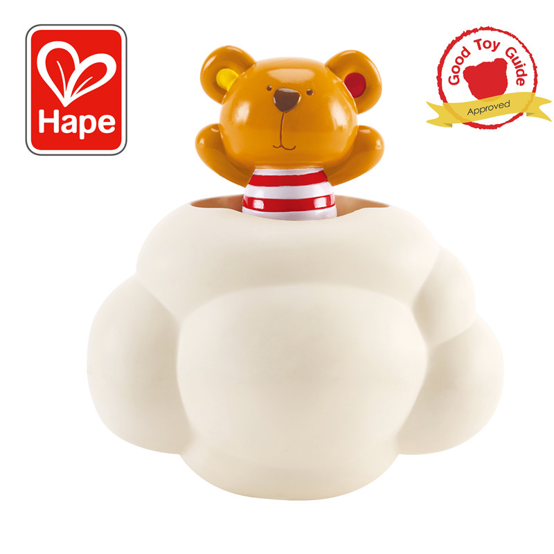 हेप पॉप-अप टेडी शावर बडी | पुरस्कार विजेता बच्चों के लिए छोटे मज़ा बच्चे स्नान खिलौना